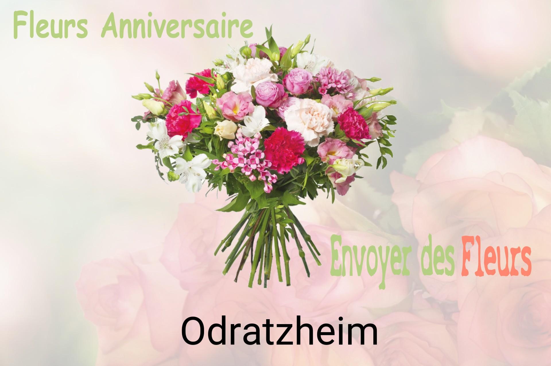 Bouquet de fleurs d’anniversaire livré à Odratzheim