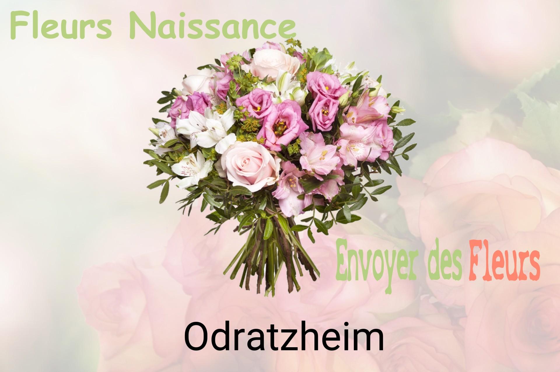Bouquet de fleurs de naissance livré à Odratzheim